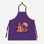 Spooky House-unisex kitchen apron-eduely