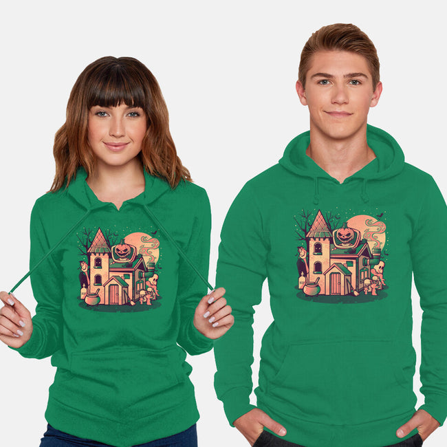 Spooky House-unisex pullover sweatshirt-eduely