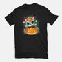 Dia De Los Meows-womens fitted tee-Vallina84