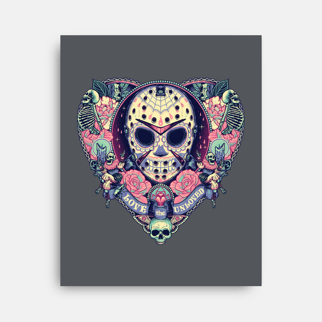 The Lovely Camper-none stretched canvas-glitchygorilla