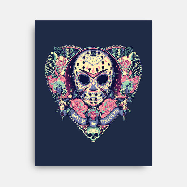 The Lovely Camper-none stretched canvas-glitchygorilla