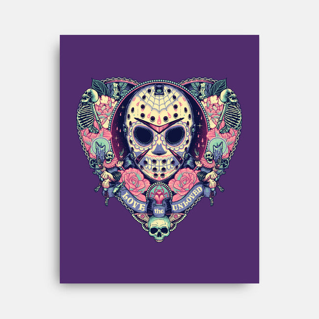 The Lovely Camper-none stretched canvas-glitchygorilla