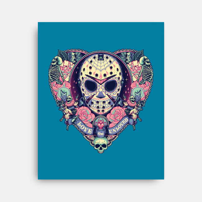 The Lovely Camper-none stretched canvas-glitchygorilla