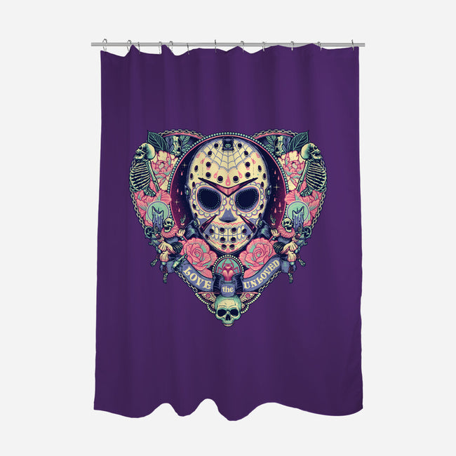 The Lovely Camper-none polyester shower curtain-glitchygorilla