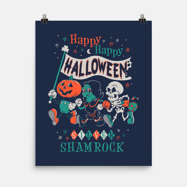 Happy Happy Halloween-none matte poster-Nemons