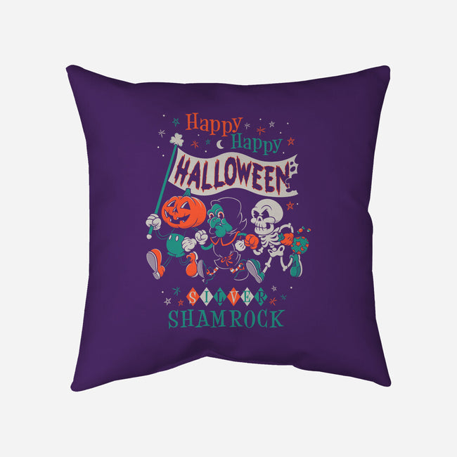Happy Happy Halloween-none removable cover throw pillow-Nemons