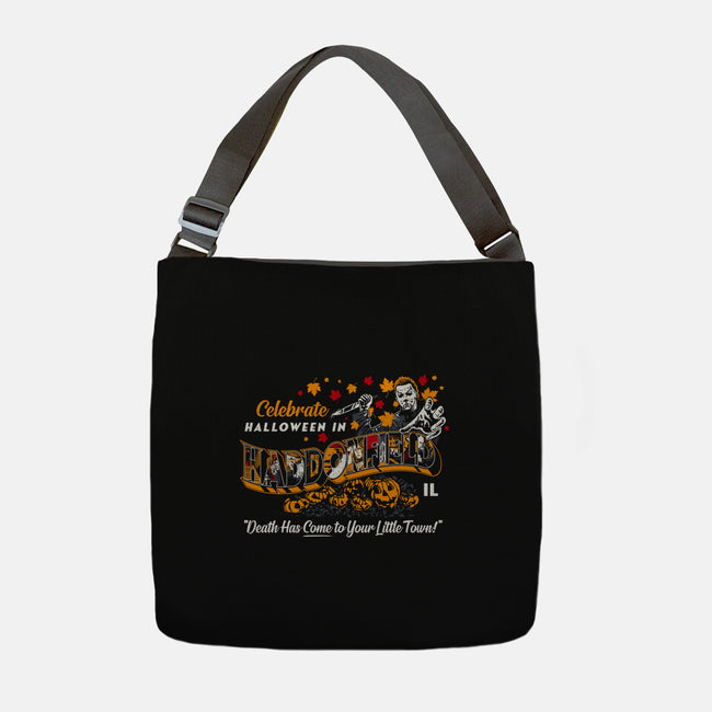 Celebrate Halloween In Haddonfield-none adjustable tote-goodidearyan