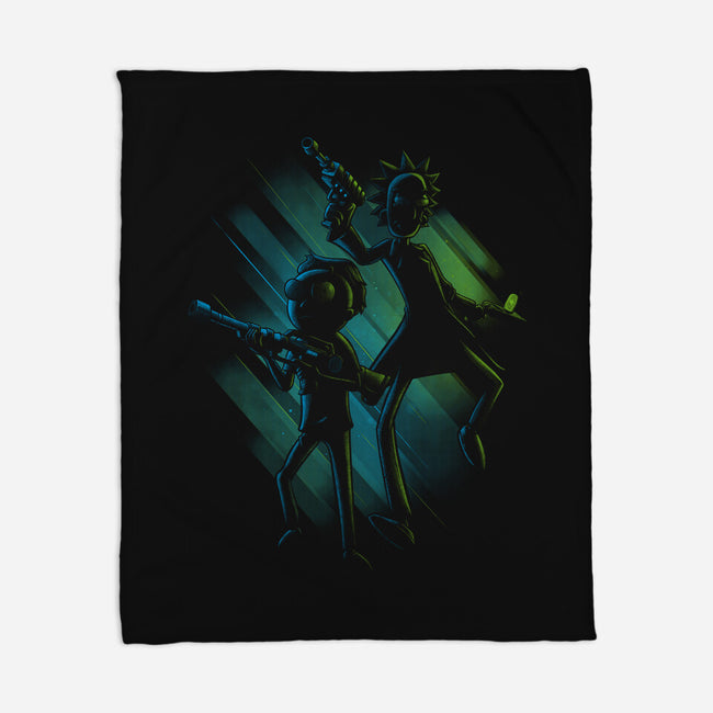 Interdimensional Travelers-none fleece blanket-teesgeex