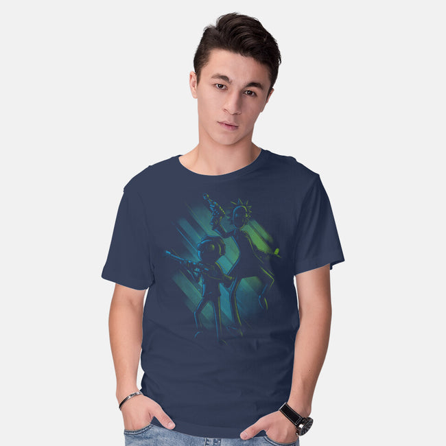 Interdimensional Travelers-mens basic tee-teesgeex
