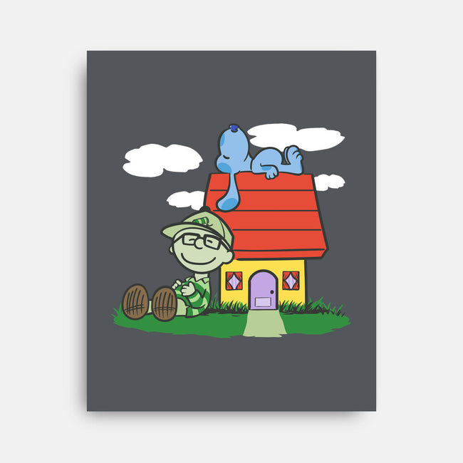 Cluenuts-none stretched canvas-Betmac