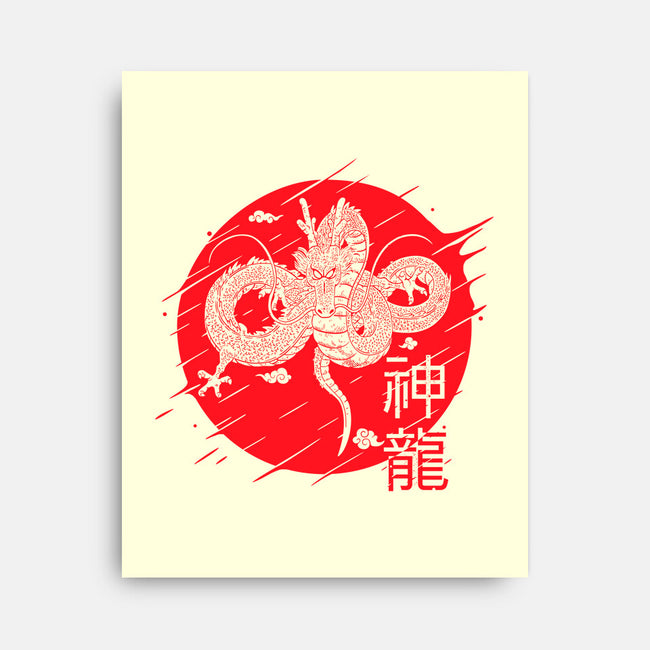 The Legend Of Shenron-none stretched canvas-Rogelio