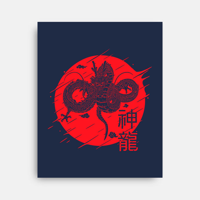 The Legend Of Shenron-none stretched canvas-Rogelio