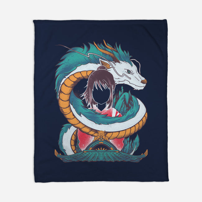 Spirited Beauty-none fleece blanket-RamenBoy