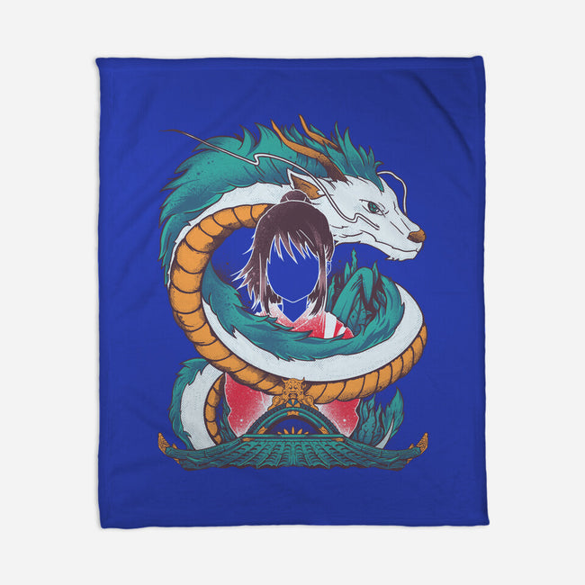 Spirited Beauty-none fleece blanket-RamenBoy