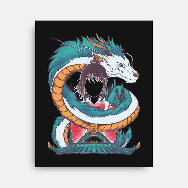 Spirited Beauty-none stretched canvas-RamenBoy