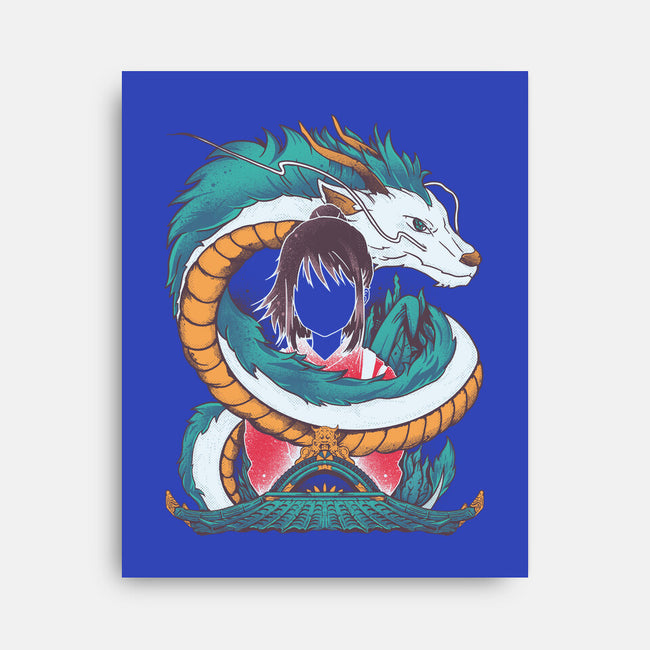 Spirited Beauty-none stretched canvas-RamenBoy