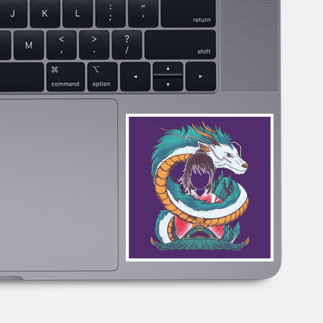 Spirited Beauty-none glossy sticker-RamenBoy