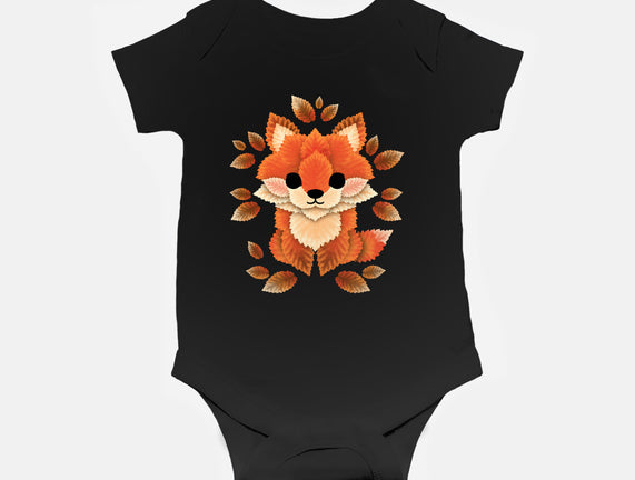 Little Fox Of Leaves