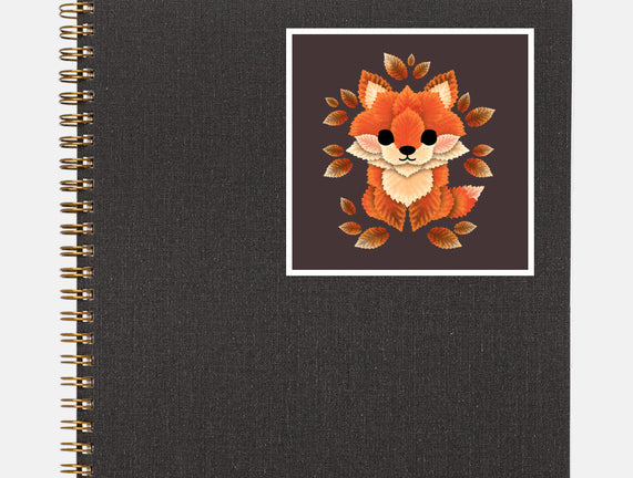 Little Fox Of Leaves