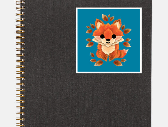 Little Fox Of Leaves