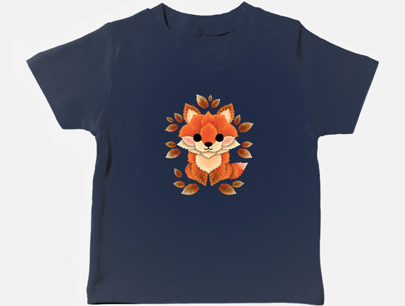 Little Fox Of Leaves