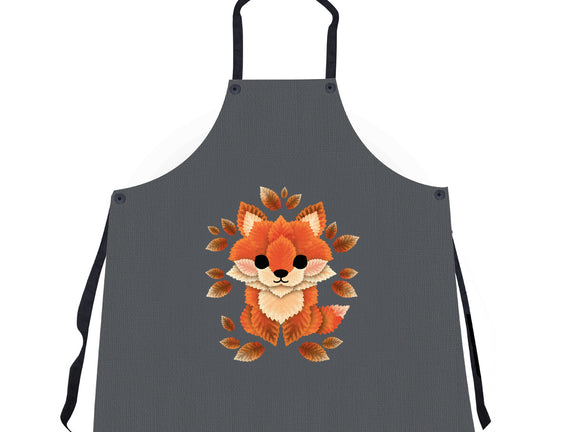 Little Fox Of Leaves