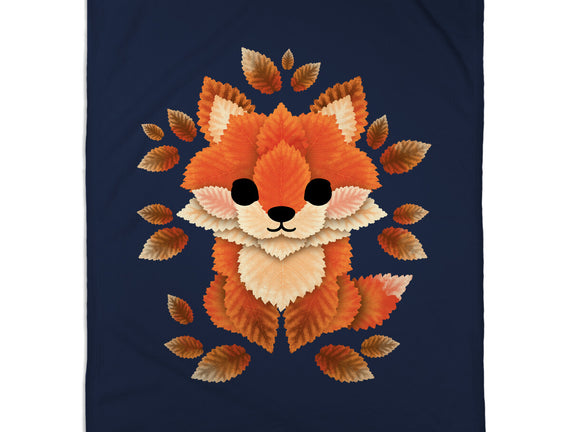 Little Fox Of Leaves