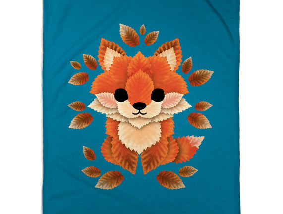 Little Fox Of Leaves
