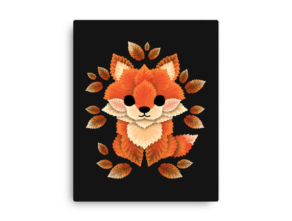 Little Fox Of Leaves