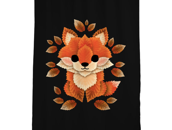 Little Fox Of Leaves