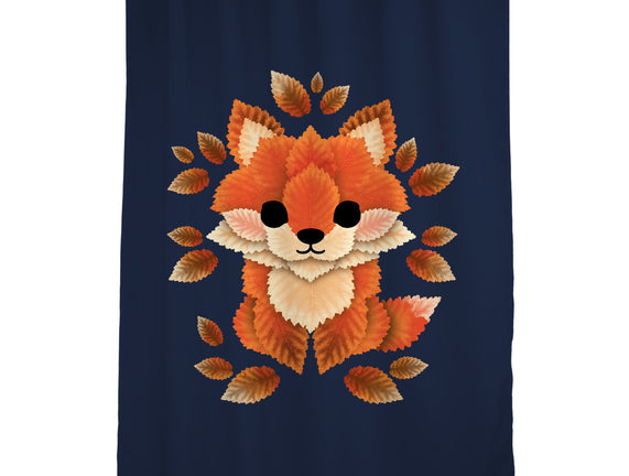 Little Fox Of Leaves
