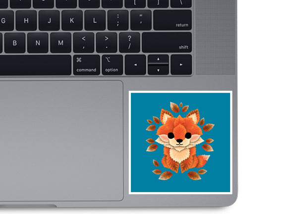 Little Fox Of Leaves