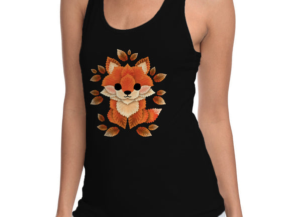 Little Fox Of Leaves