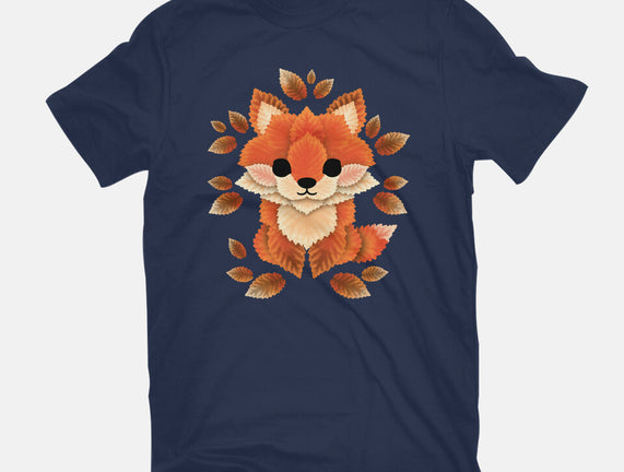 Little Fox Of Leaves