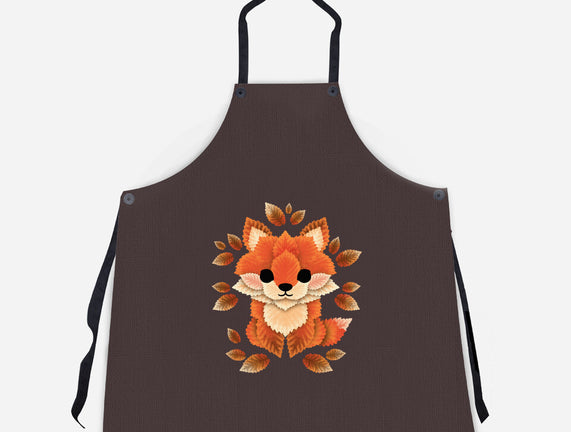 Little Fox Of Leaves