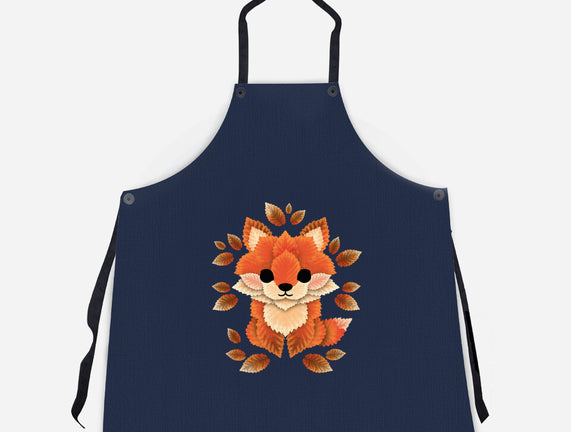 Little Fox Of Leaves
