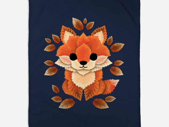 Little Fox Of Leaves