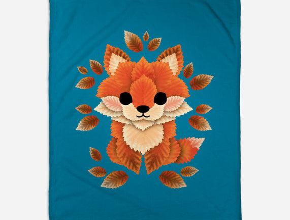 Little Fox Of Leaves