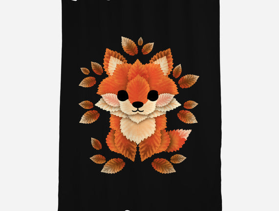 Little Fox Of Leaves