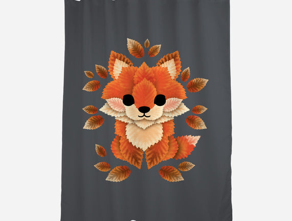 Little Fox Of Leaves