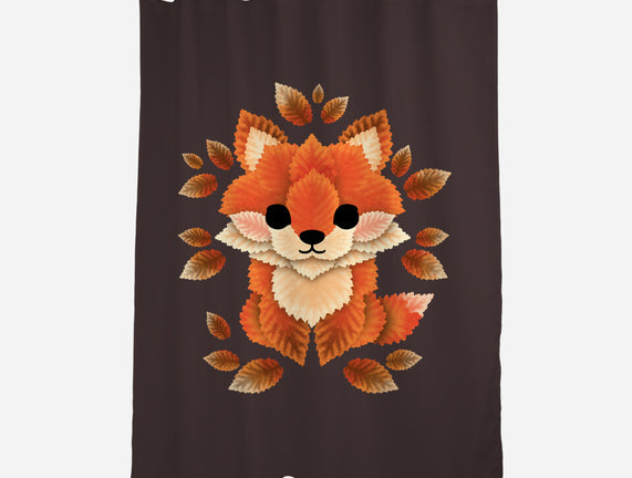 Little Fox Of Leaves