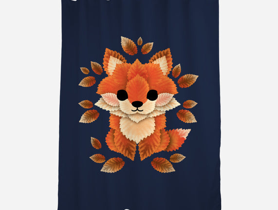 Little Fox Of Leaves