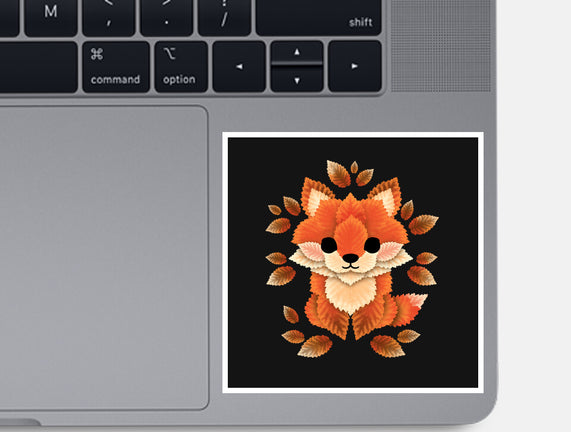Little Fox Of Leaves