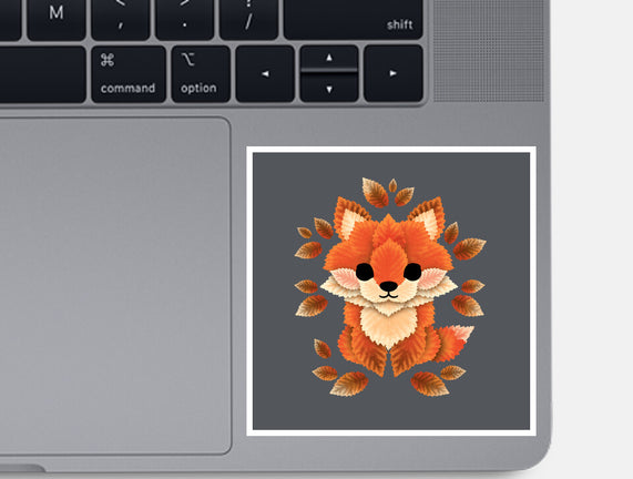 Little Fox Of Leaves