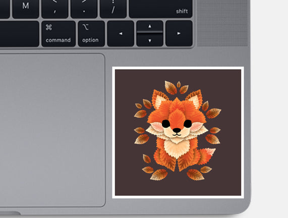 Little Fox Of Leaves