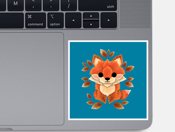 Little Fox Of Leaves