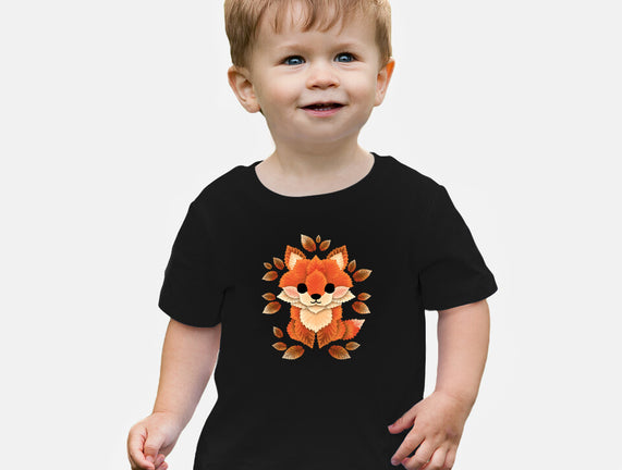 Little Fox Of Leaves
