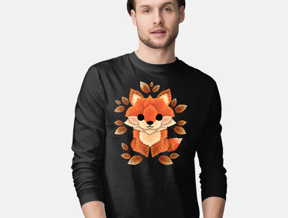 Little Fox Of Leaves