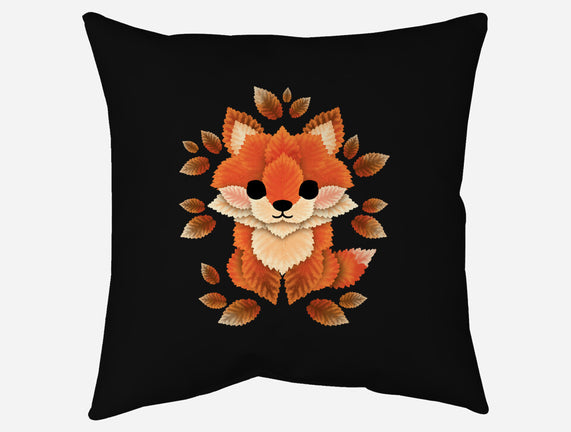 Little Fox Of Leaves
