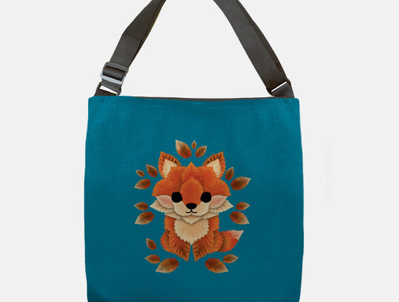 Little Fox Of Leaves